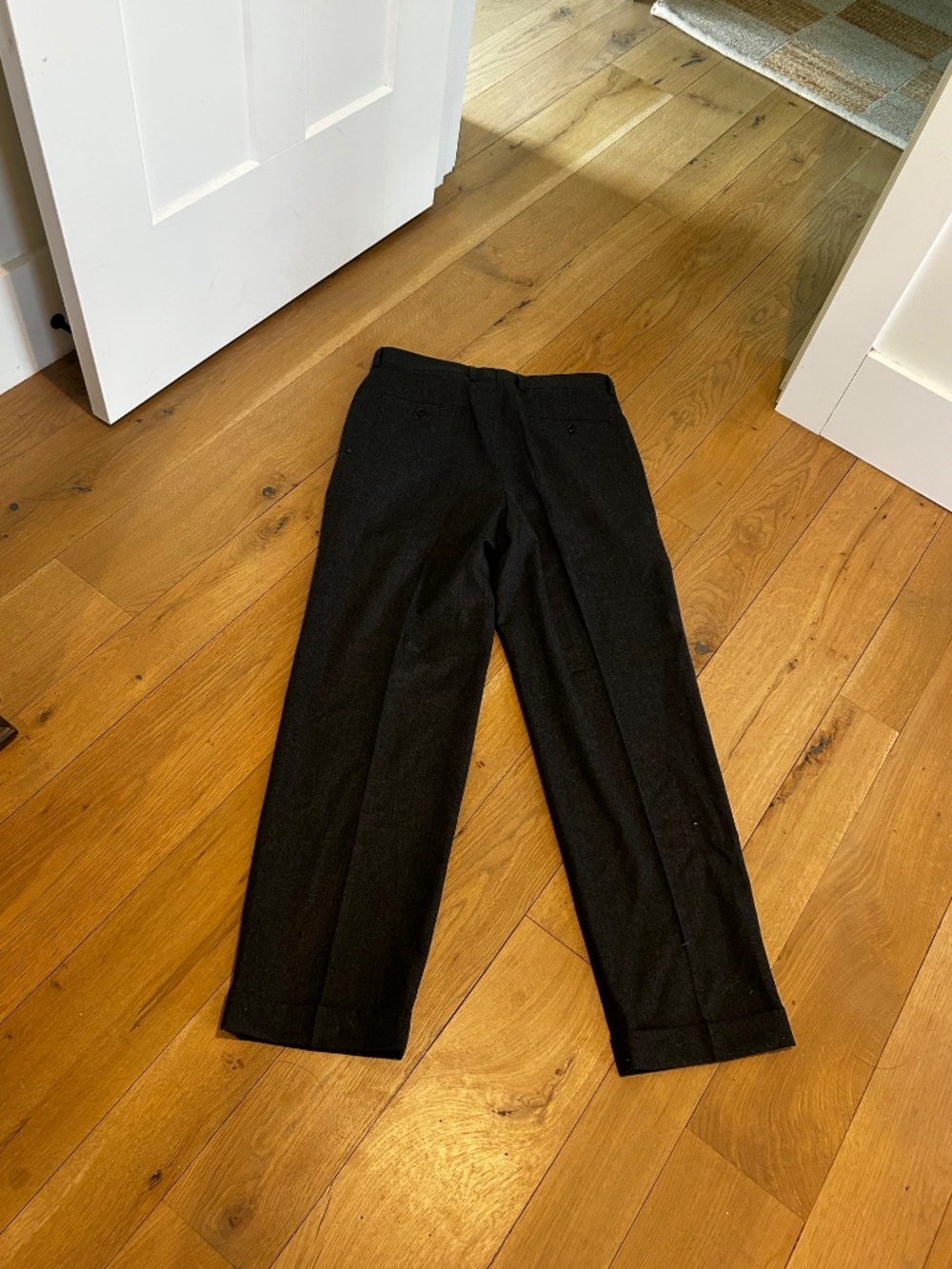 NEW J.CREW men's wool charcoal gray dress pants 31 x 32 NWT $268